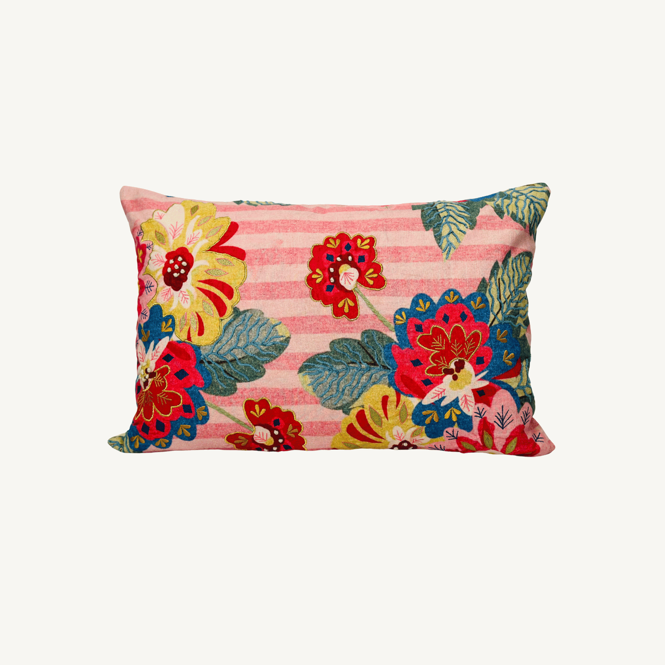 Rim Flora Stripe Cushion