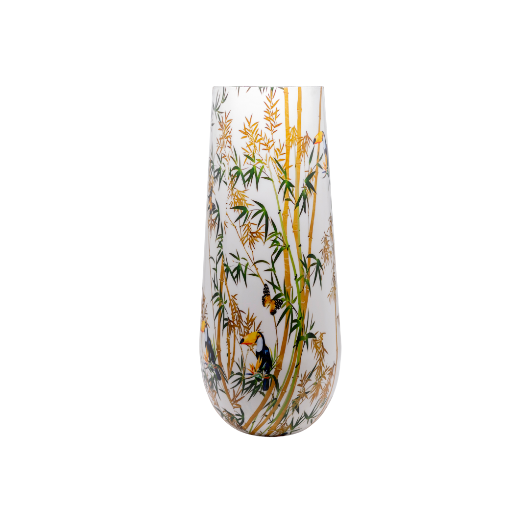 Bamboo Tall Cylinder Vase