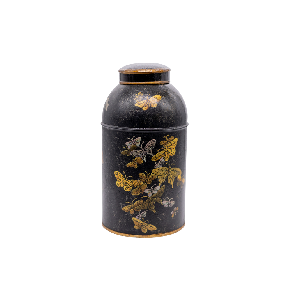 Butterfly Metal Cannister