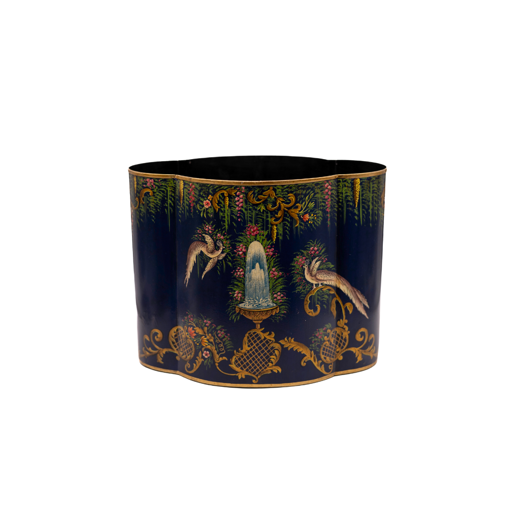 Paradise Garden Hand-Painted Vase