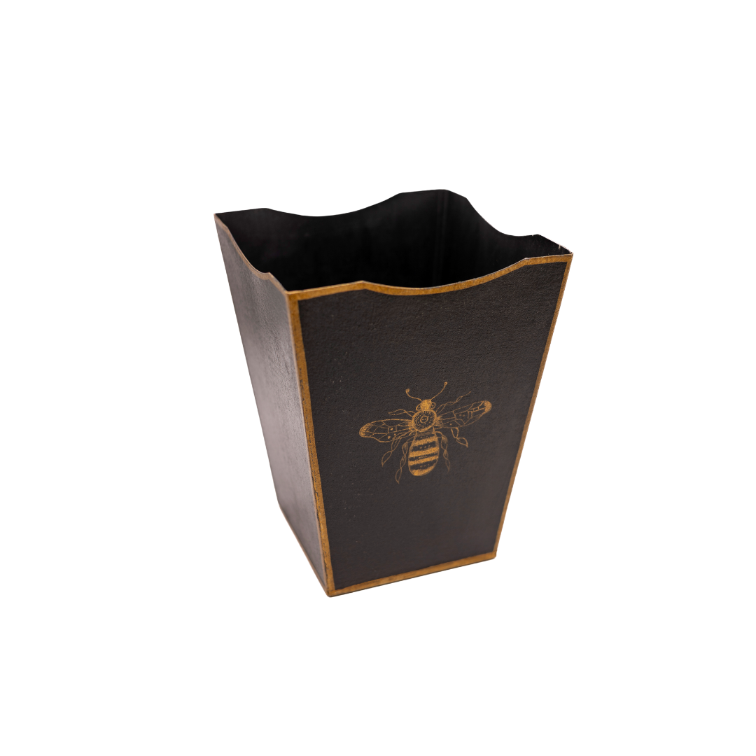 Bee Garden Geometric Metal Bin