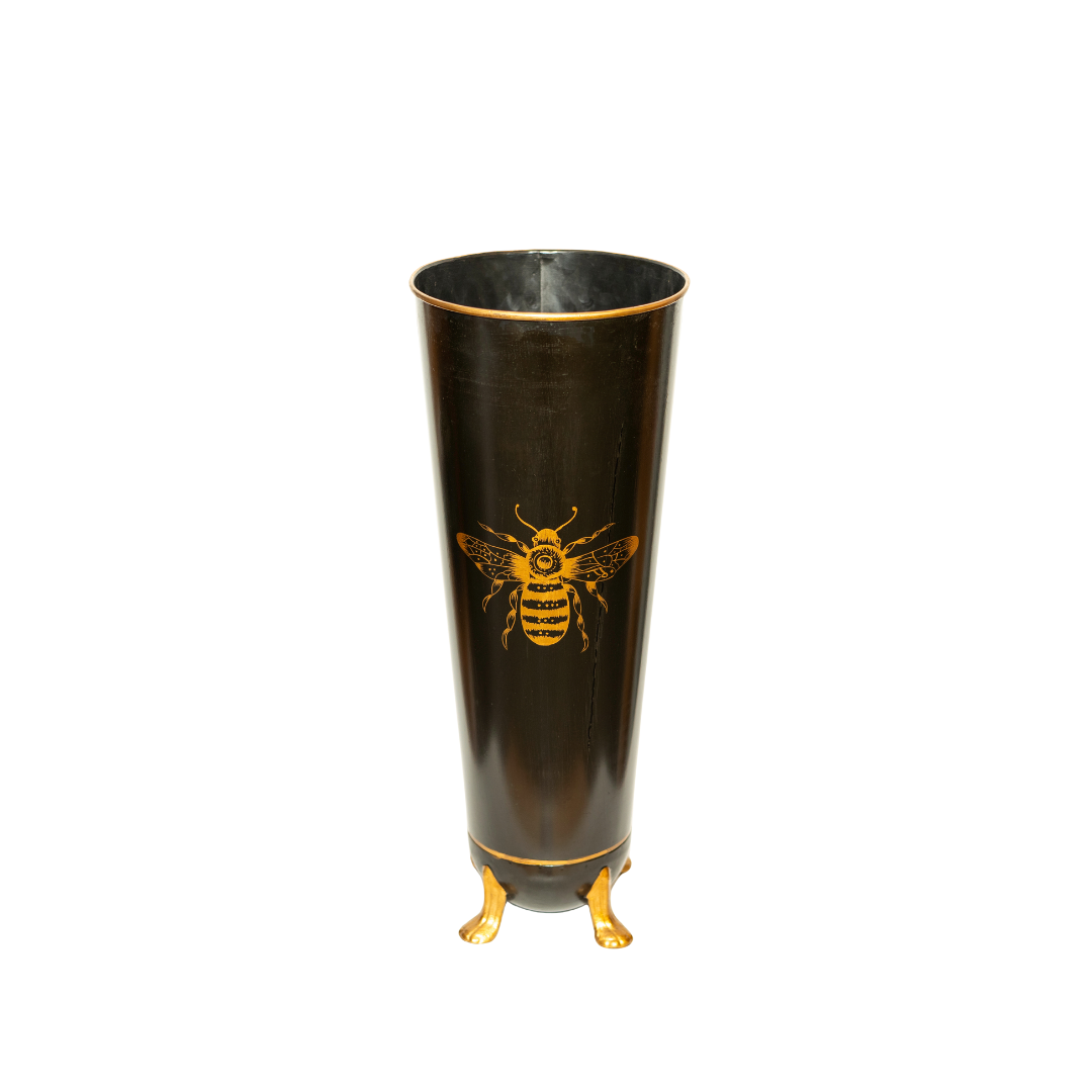 Golden Bloom Bee metal Umbrella Stand