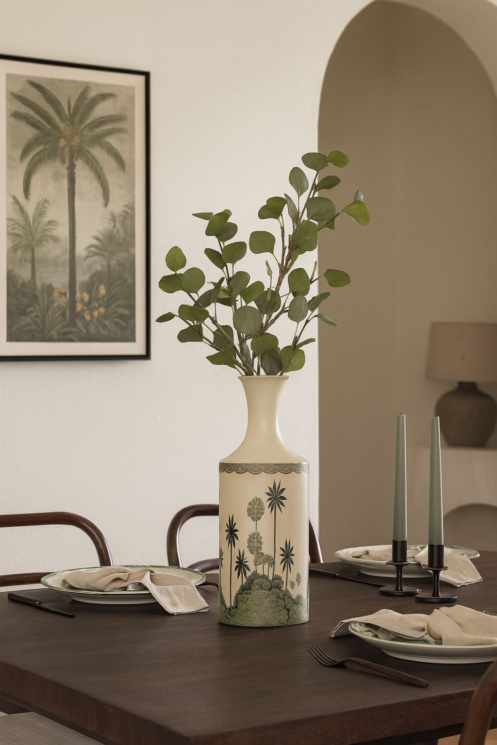 Palm Vista Bottle Vase