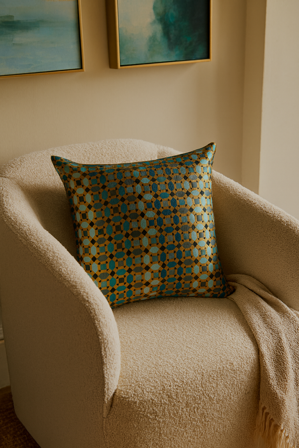 Tushar Silk Helen Cushion
