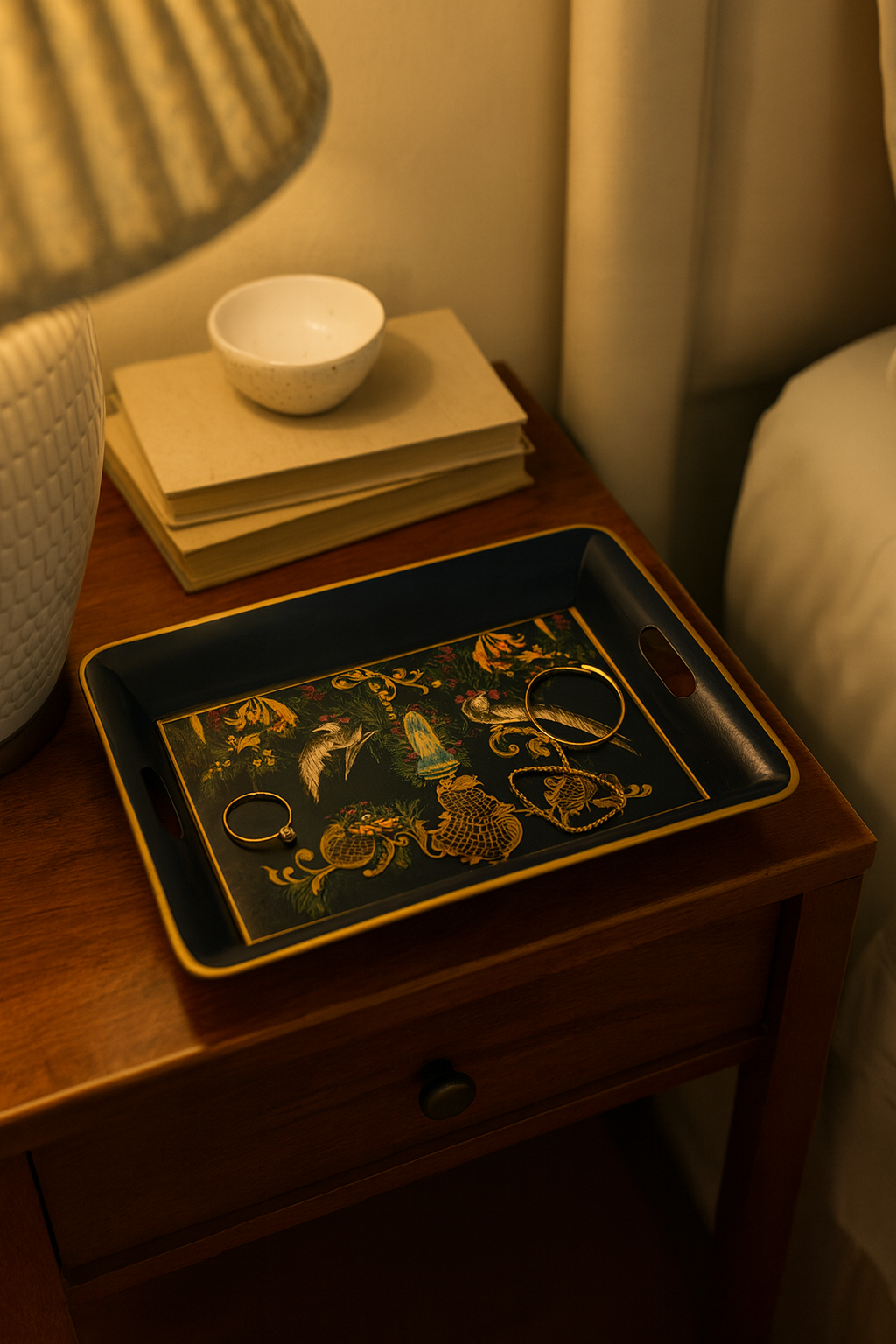 Paradise Hand-Painted Tray