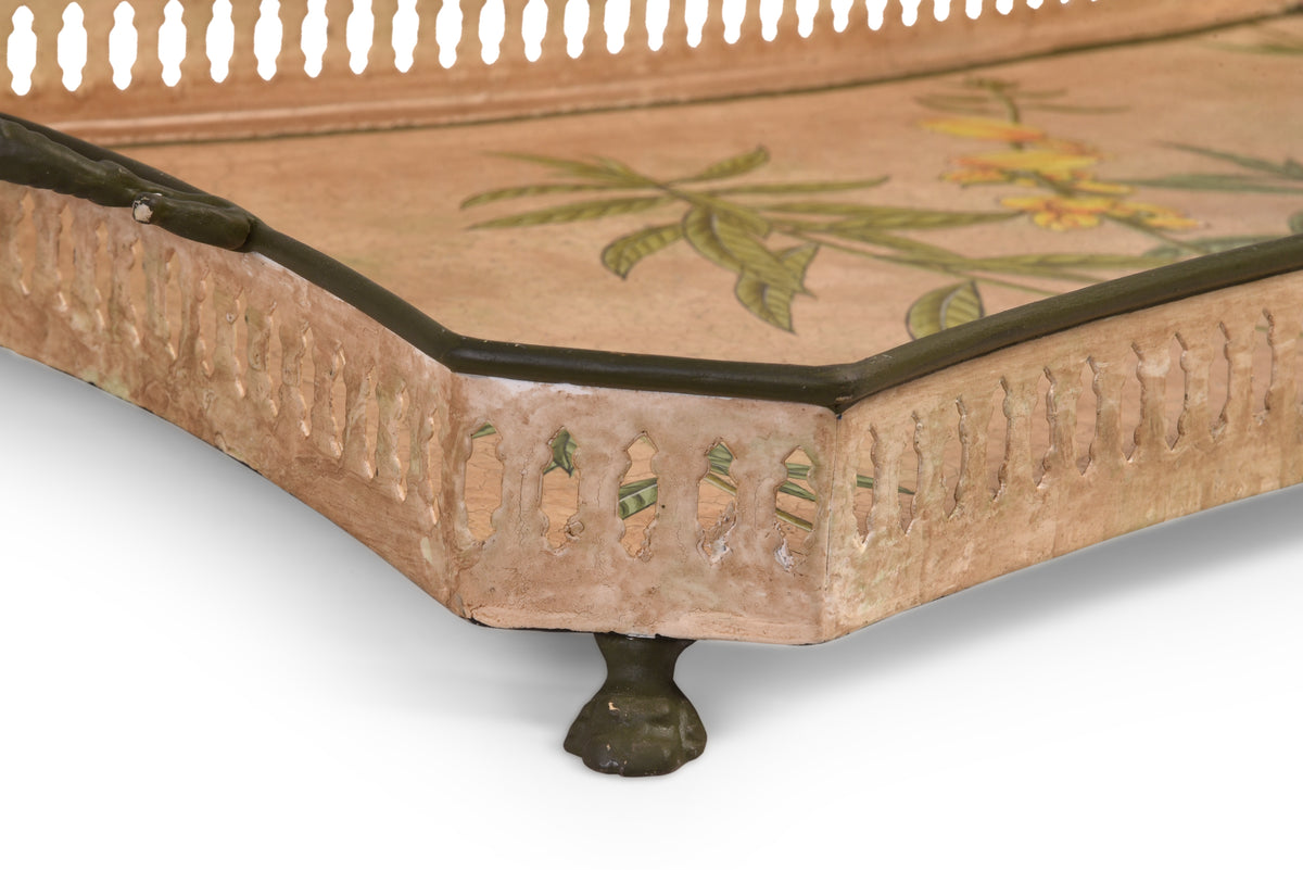 Golden Bamboo Large Rectangular Tray