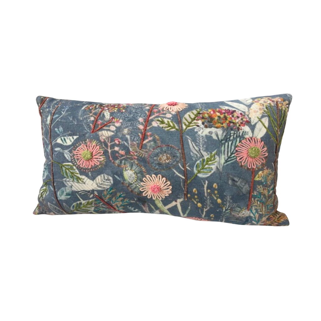 Rim Whispering Garden Grey Cushion