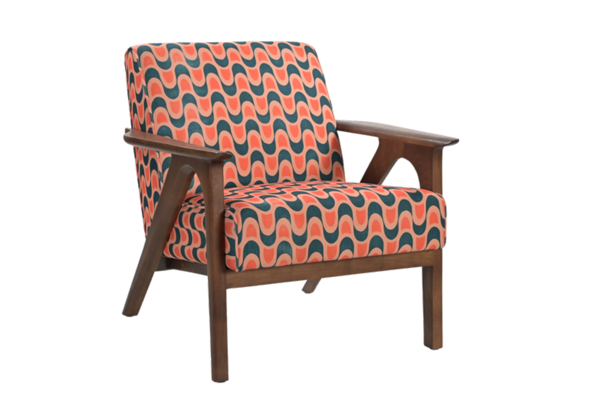 Kaleido Mid-Century Chair on a white background