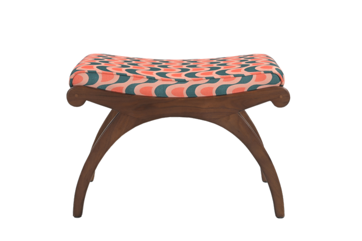 Kaleido Arch Foot Stool on a white background