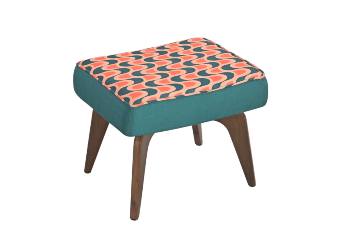 Kaleido Foot Stool on a white background