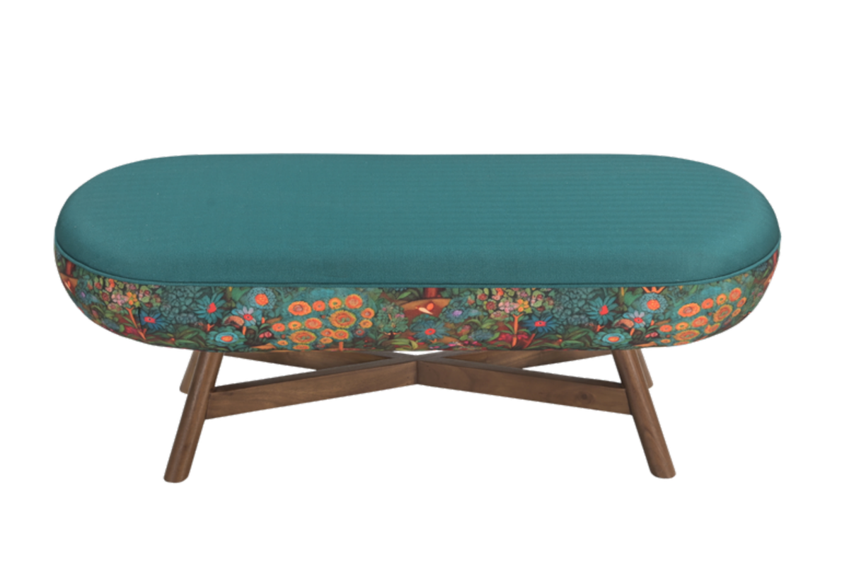Secret Garden Bench on a white background
