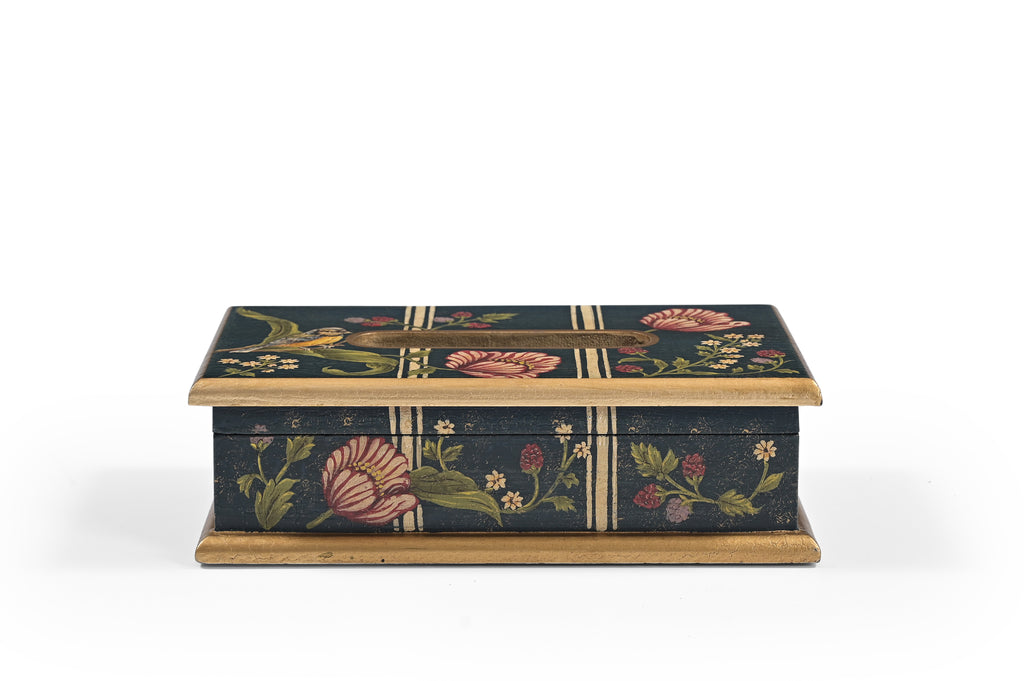 Blue Bird Rectangular Tissue Box