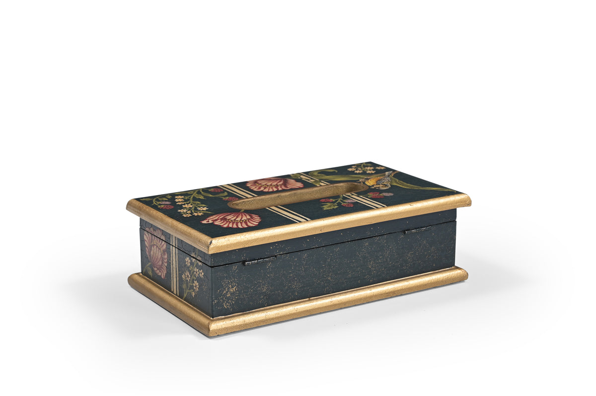 Blue Bird Rectangular Tissue Box