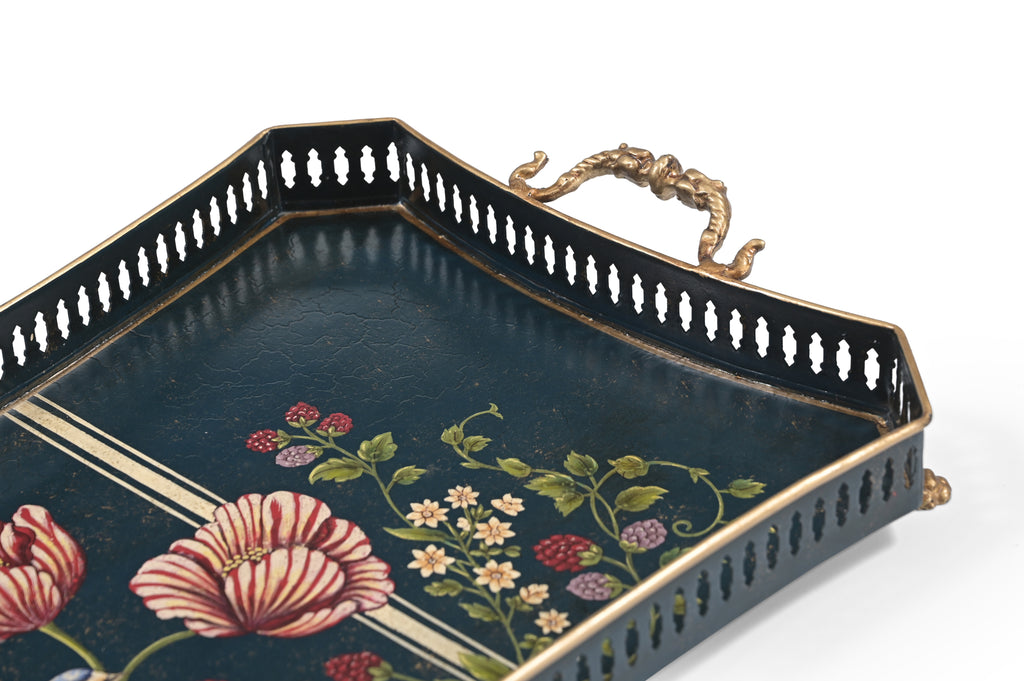 Blue Bird Large Rectangular Tray