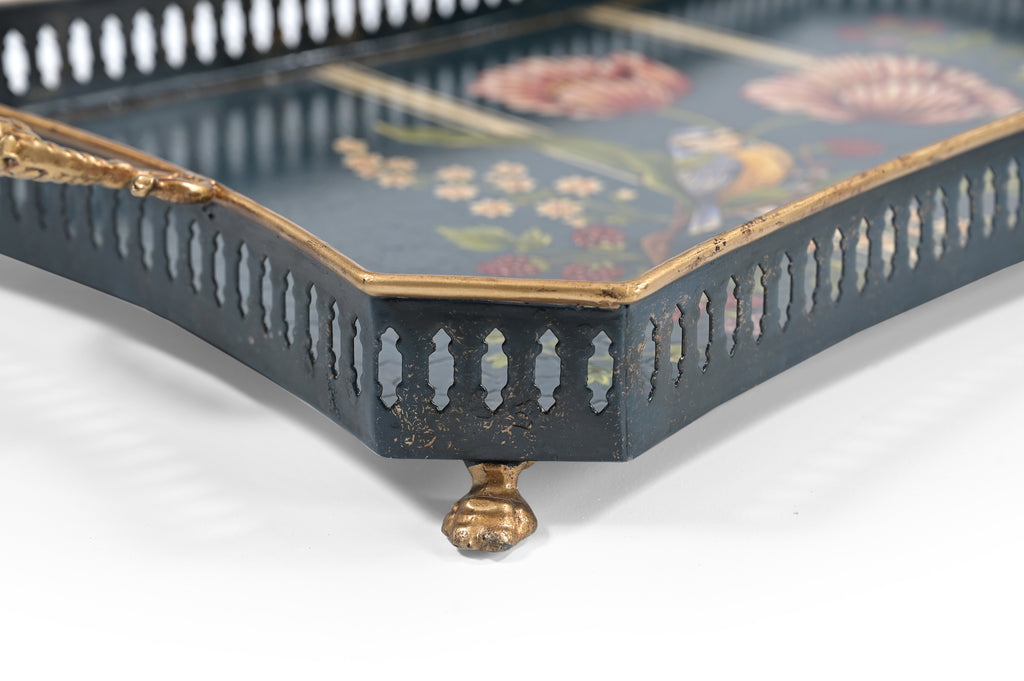 Blue Bird Large Rectangular Tray