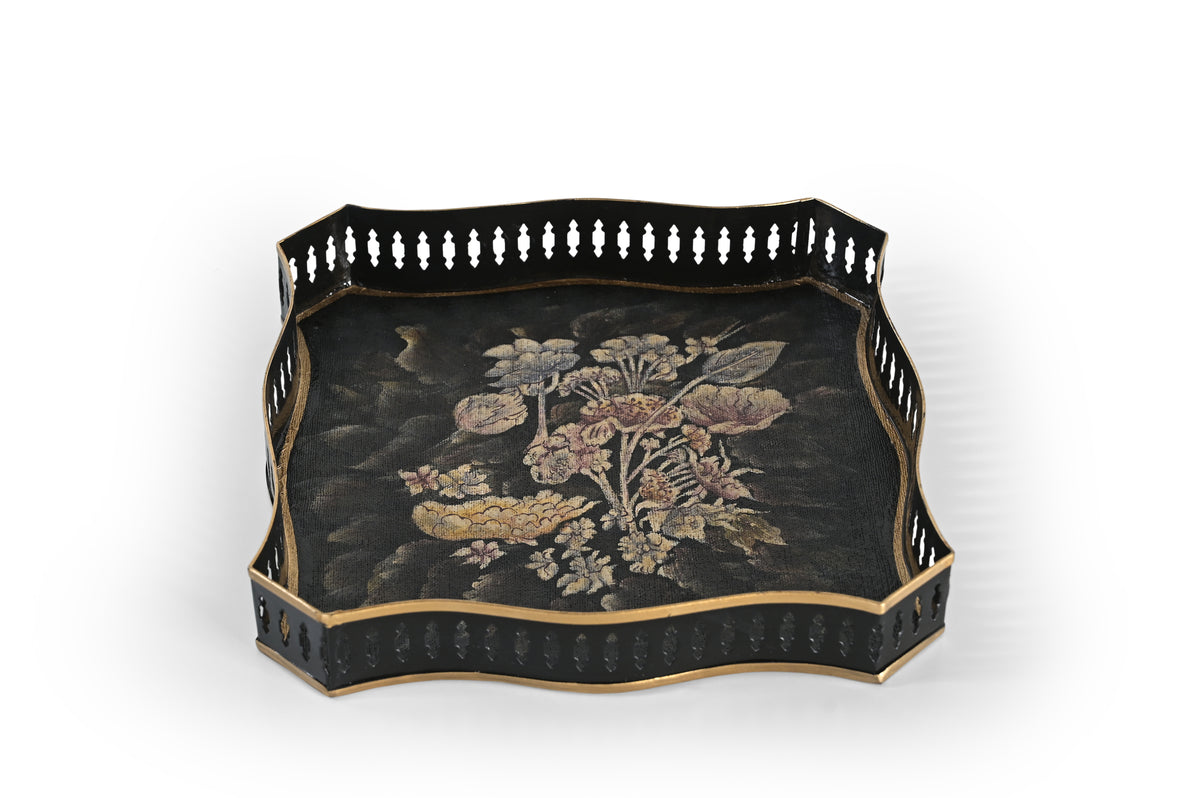 Velvet Bloom Square Tray