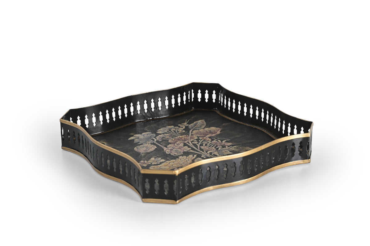 Velvet Bloom Square Tray
