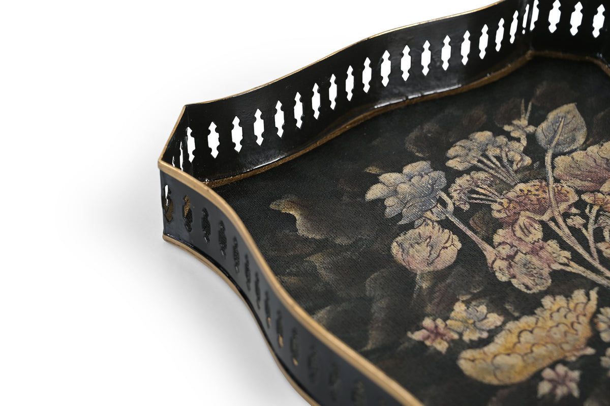Velvet Bloom Square Tray