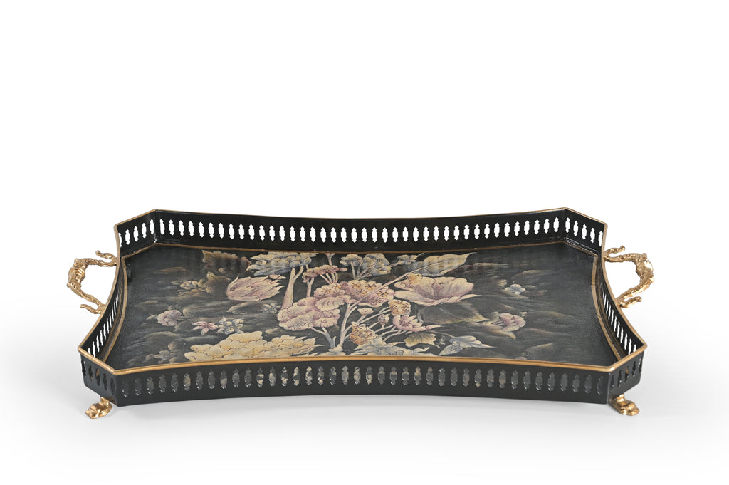 Velvet Bloom Large Rectangular Tray