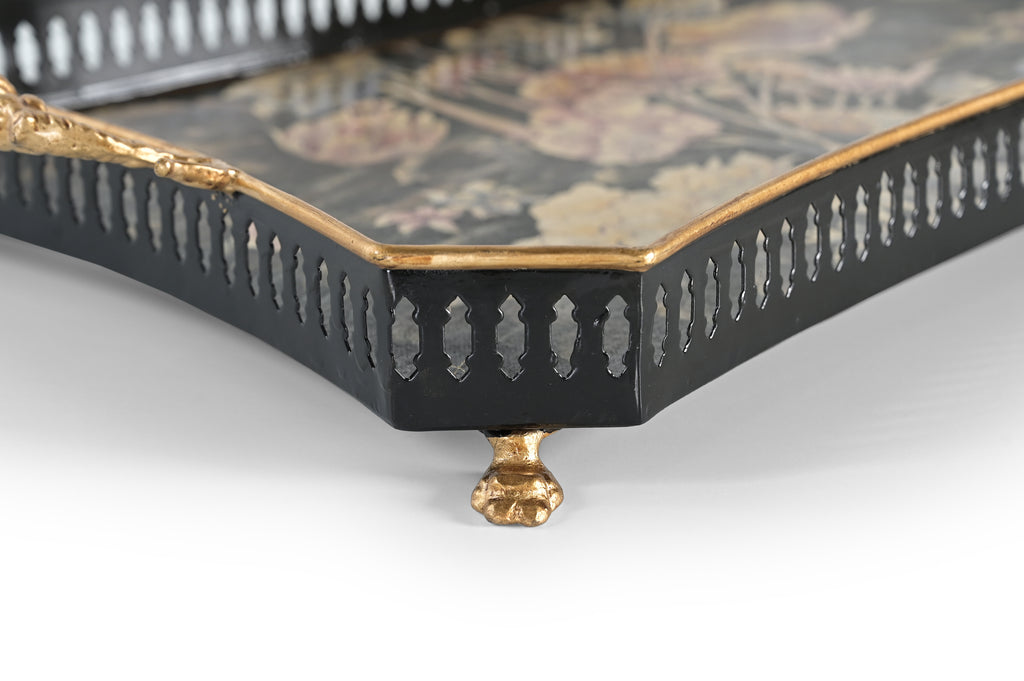 Velvet Bloom Large Rectangular Tray