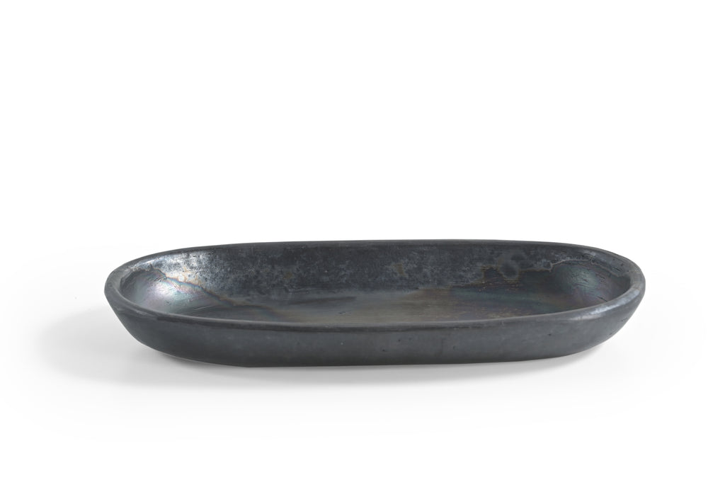 Longpi Pottery Rectangle Platter - Long