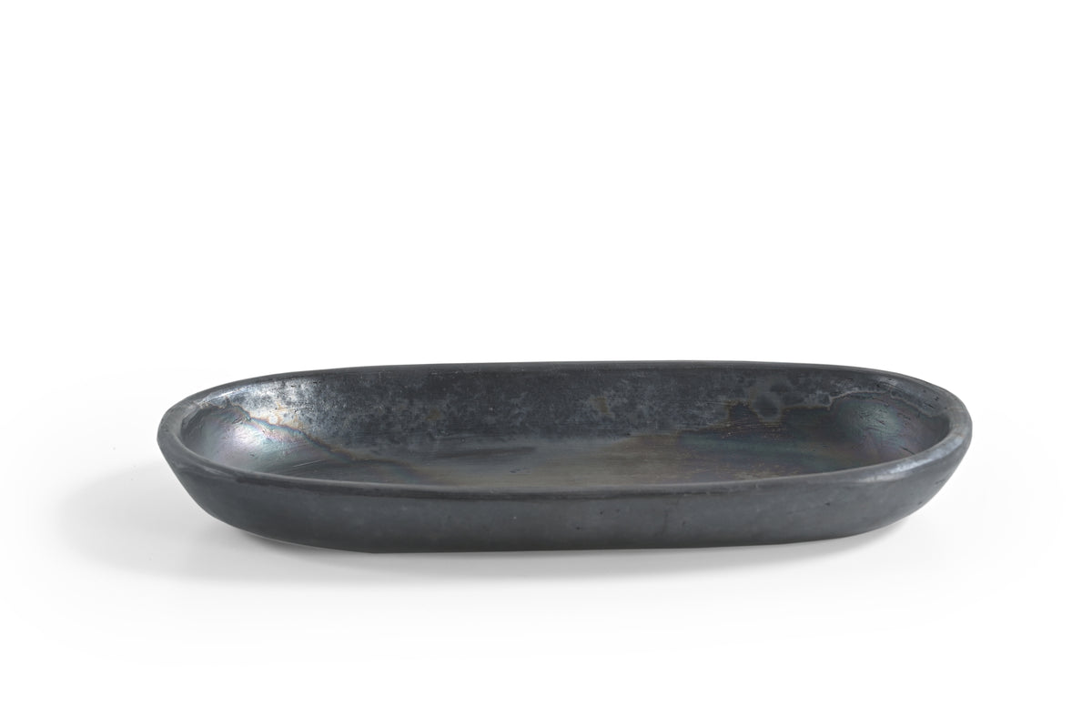 Longpi Pottery Rectangle Platter - Long