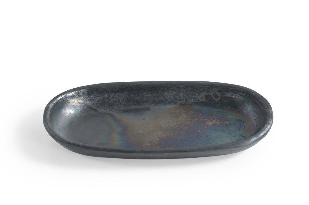 Longpi Pottery Rectangle Platter - Long