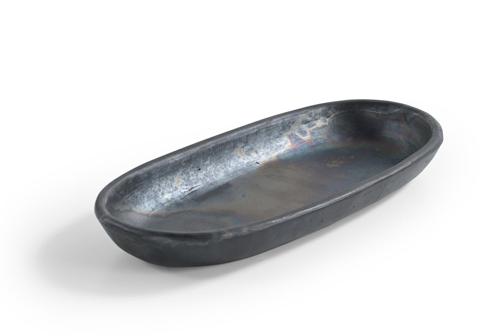 Longpi Pottery Rectangle Platter - Long