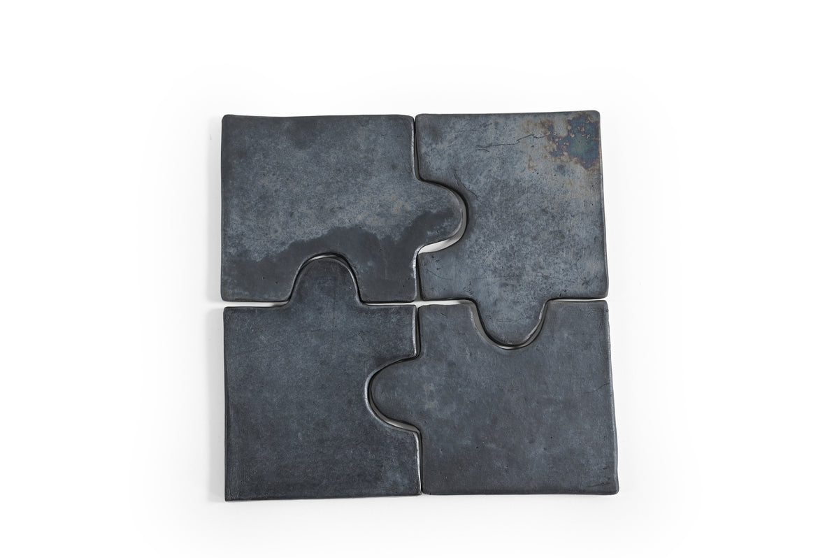 Longpi Pottery Coaster Set