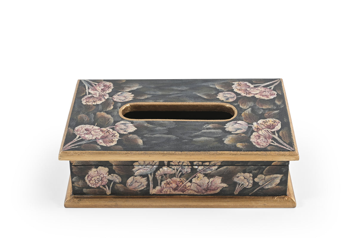Velvet Bloom Rectangular Tissue Box