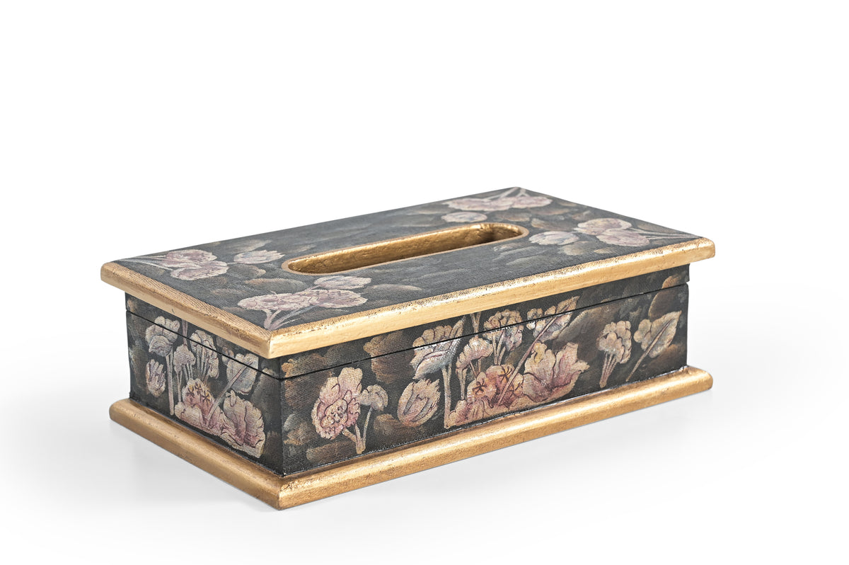 Velvet Bloom Rectangular Tissue Box