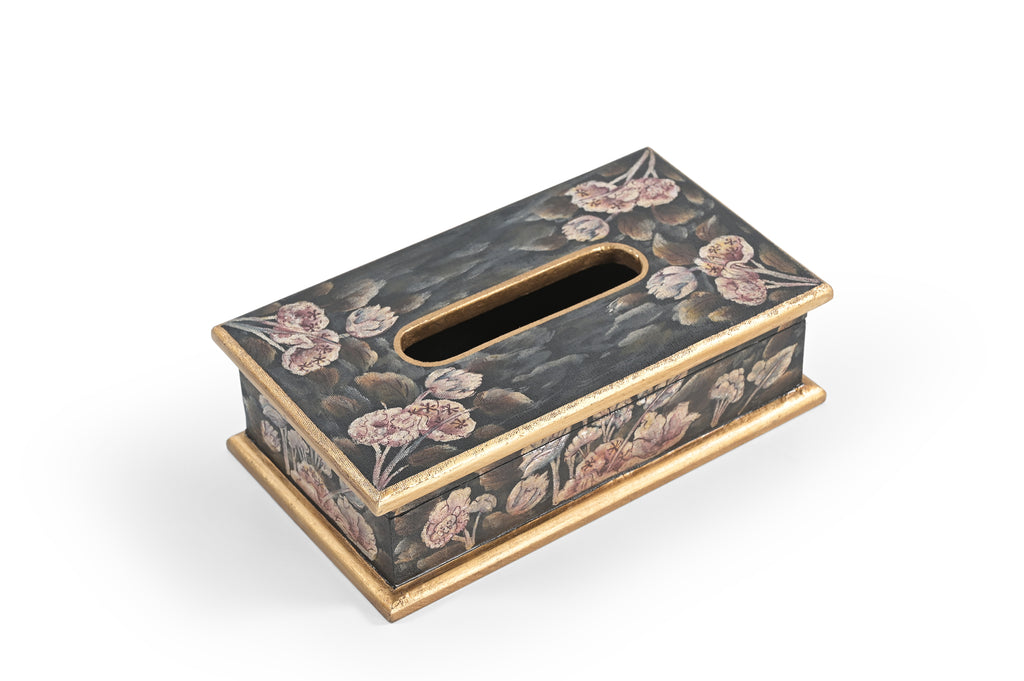 Velvet Bloom Rectangular Tissue Box