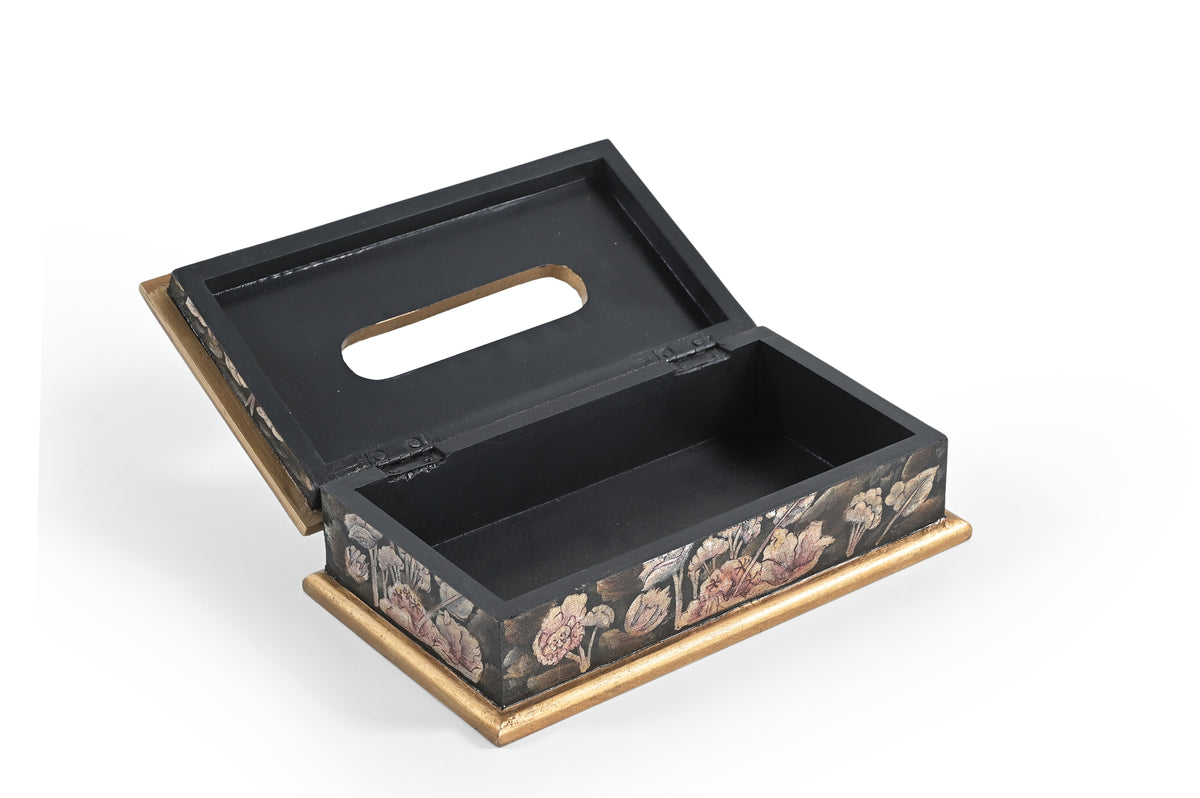 Velvet Bloom Rectangular Tissue Box