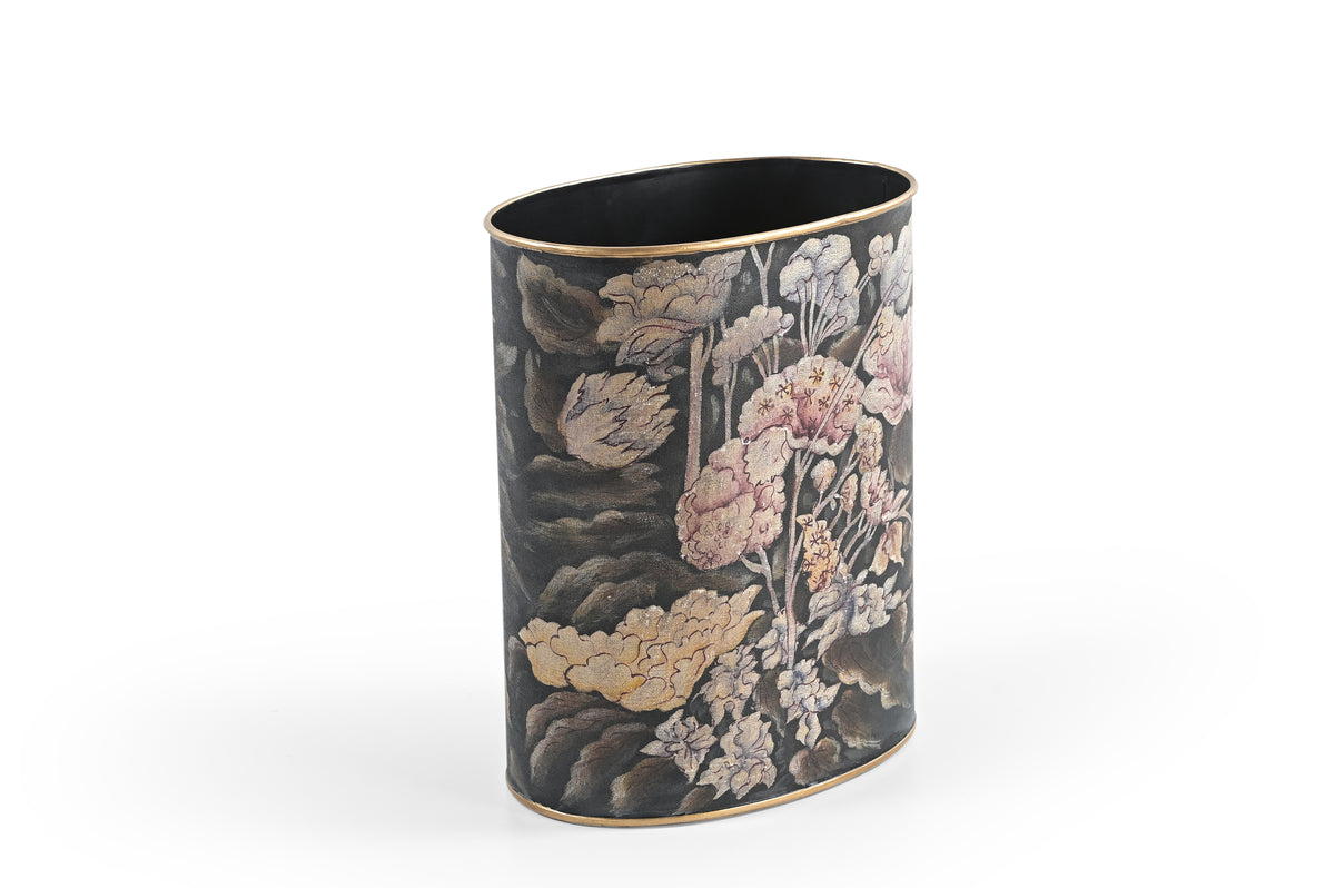 Velvet Bloom Wastepaper Bin