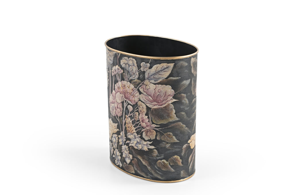 Velvet Bloom Wastepaper Bin