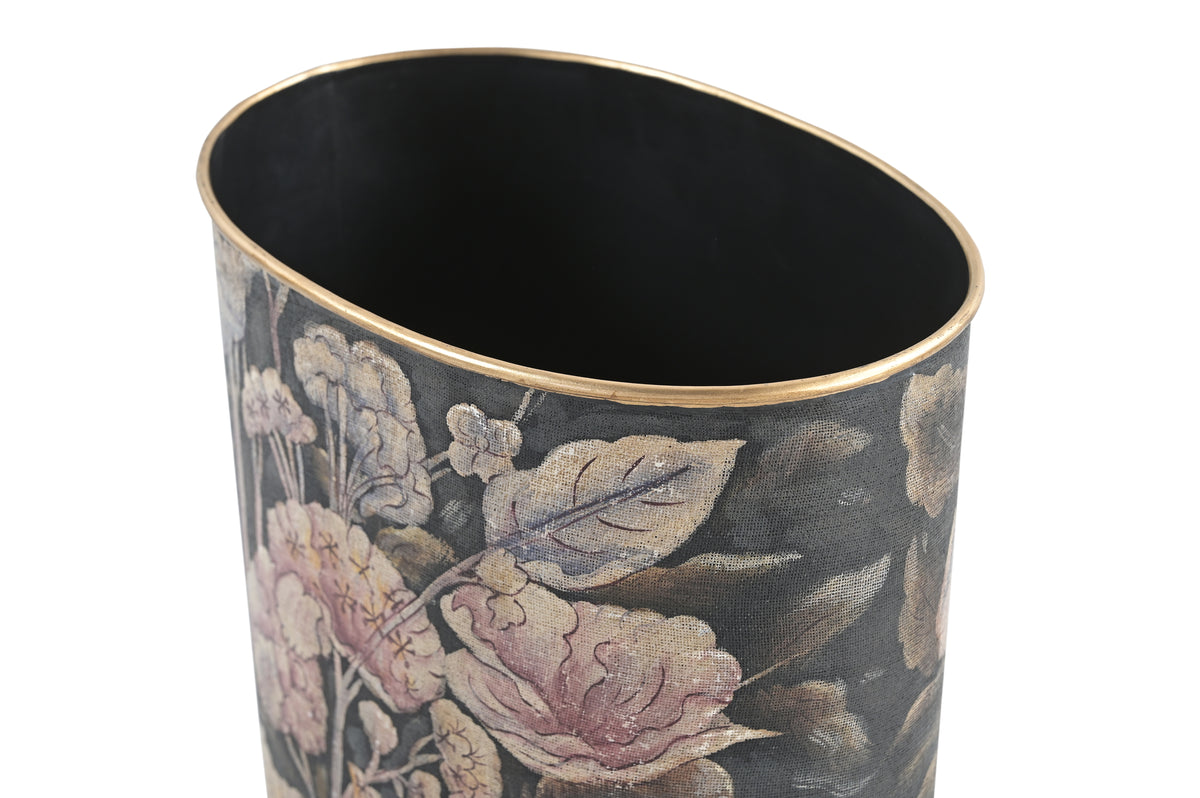 Velvet Bloom Wastepaper Bin