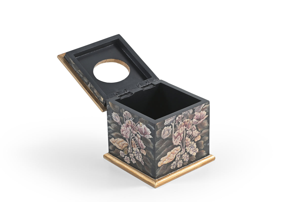 Velvet Bloom Square Tissue Box