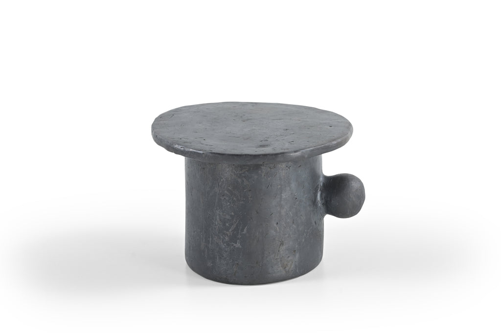 Longpi Pottery Coffee Mug with Saucer