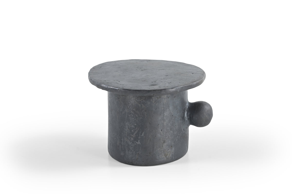 Longpi Pottery Coffee Mug with Saucer