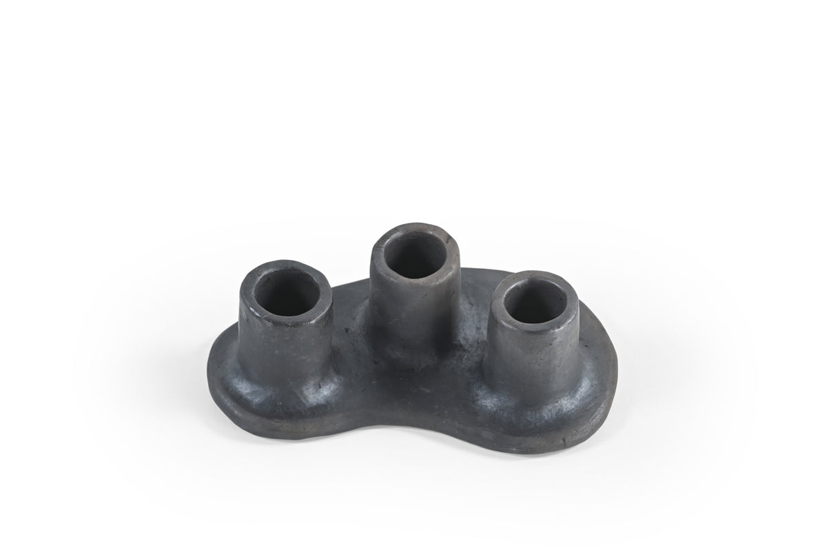 Longpi Pottery Candle Holder
