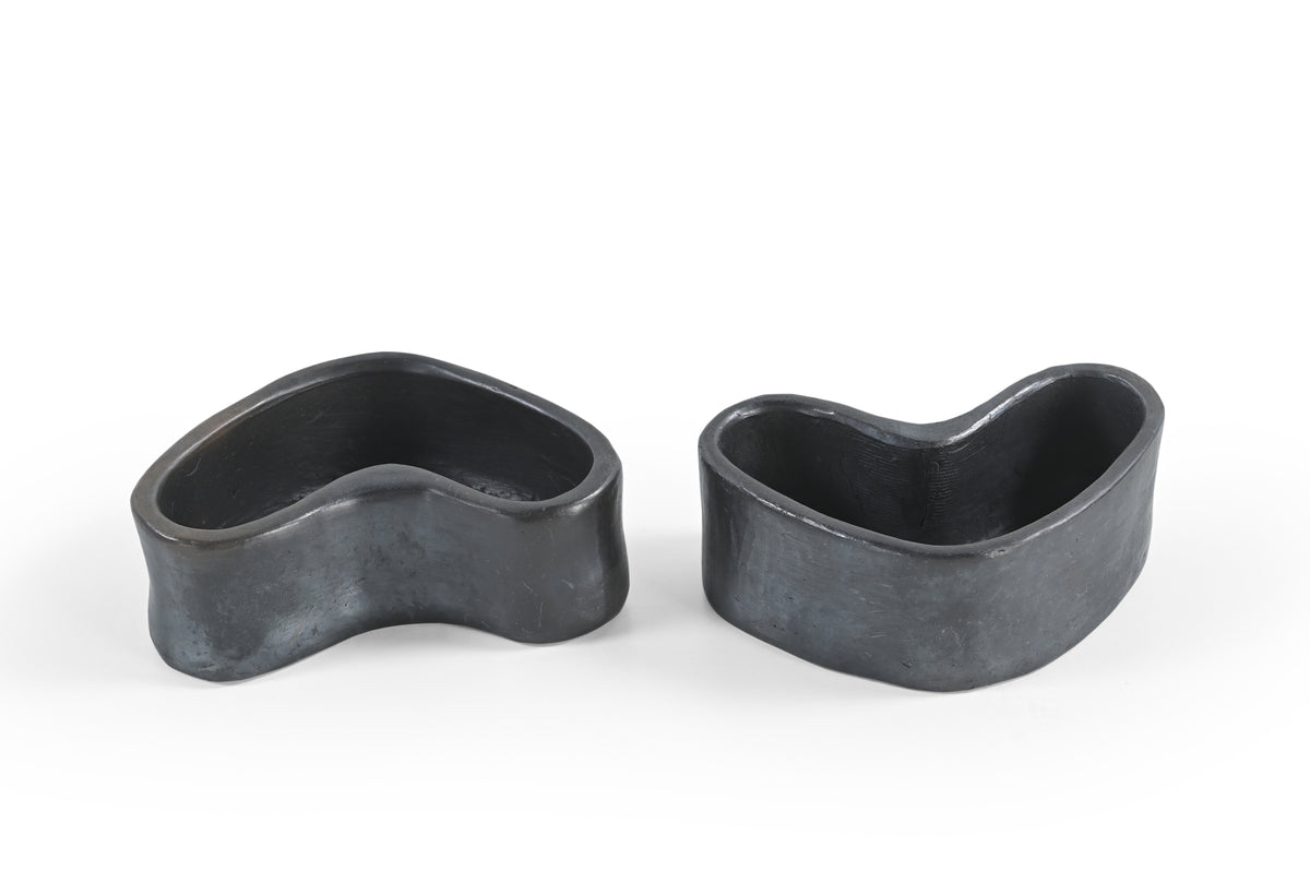 Longpi Pottery Dip Bowl