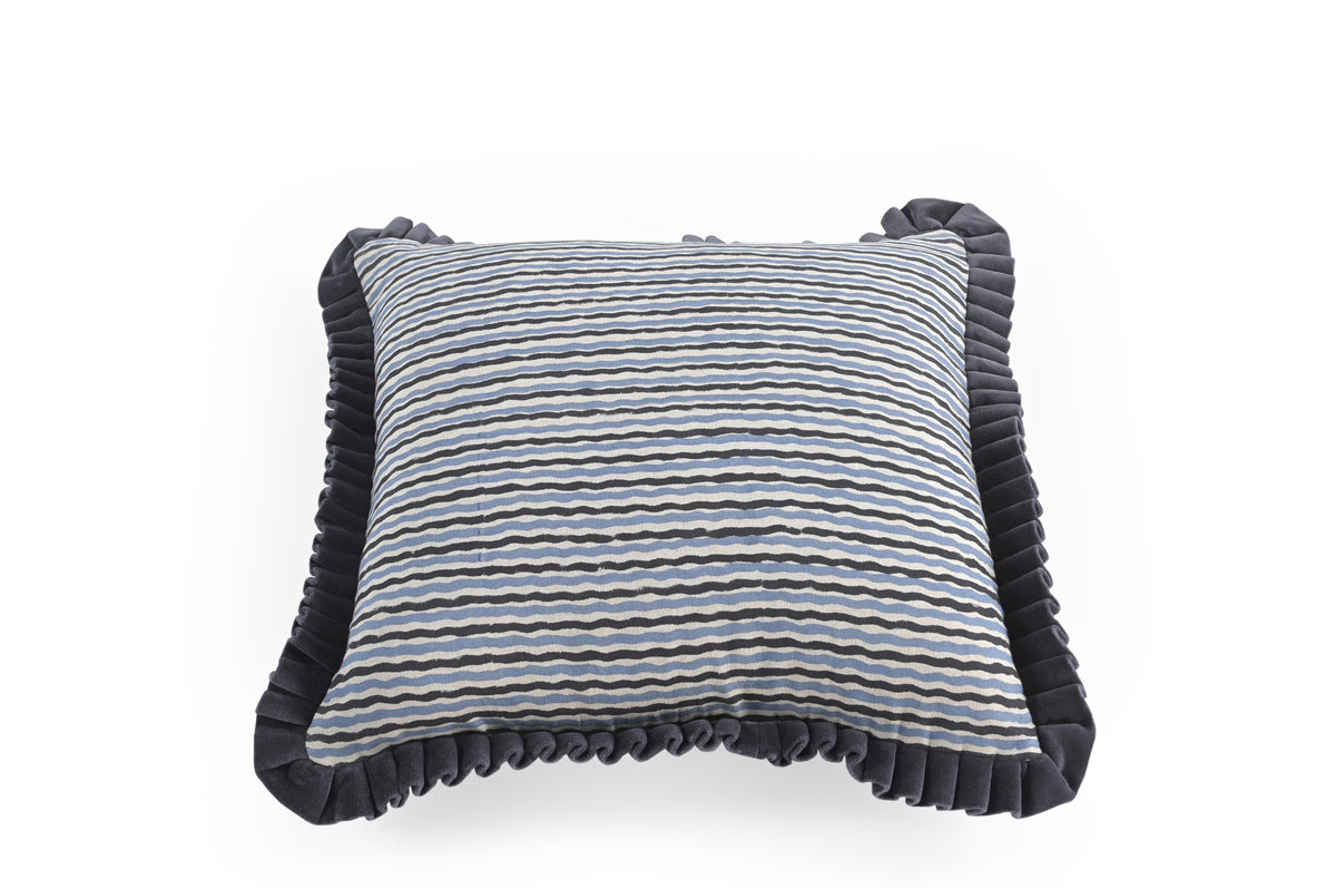 Block Sea Glass Cushion