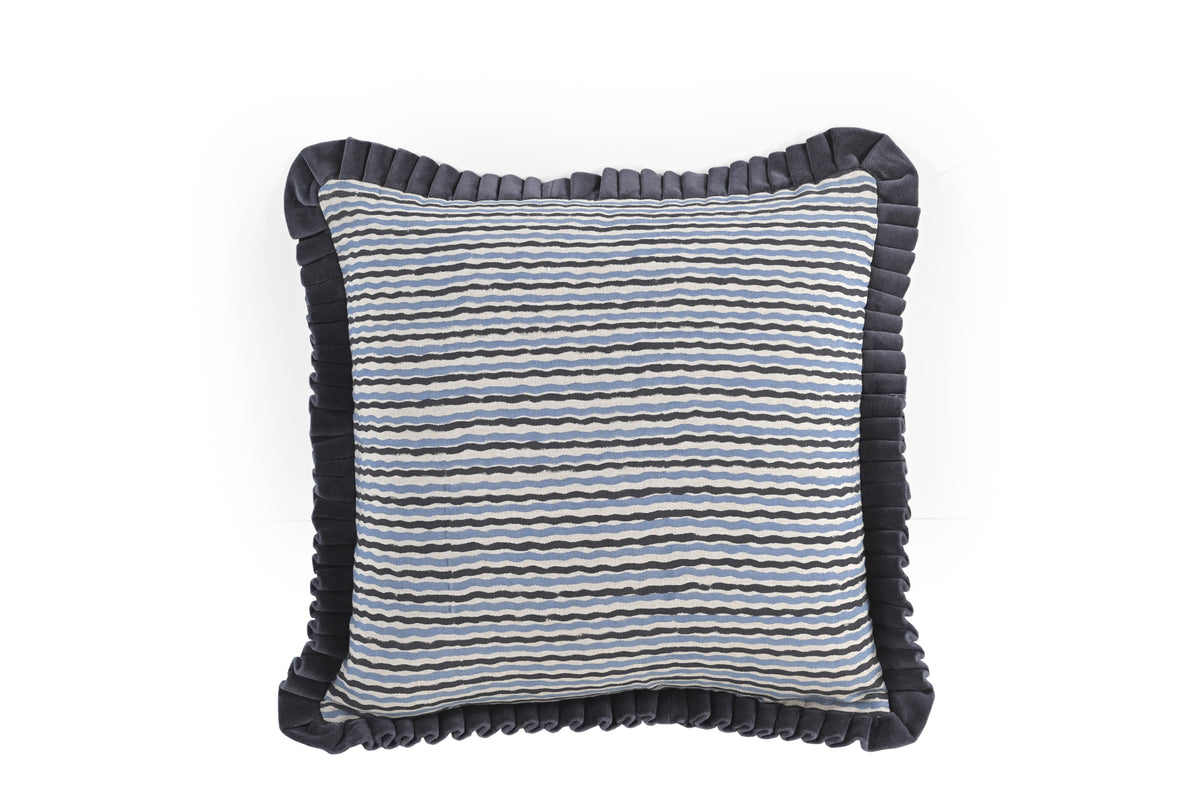 Block Sea Glass Cushion