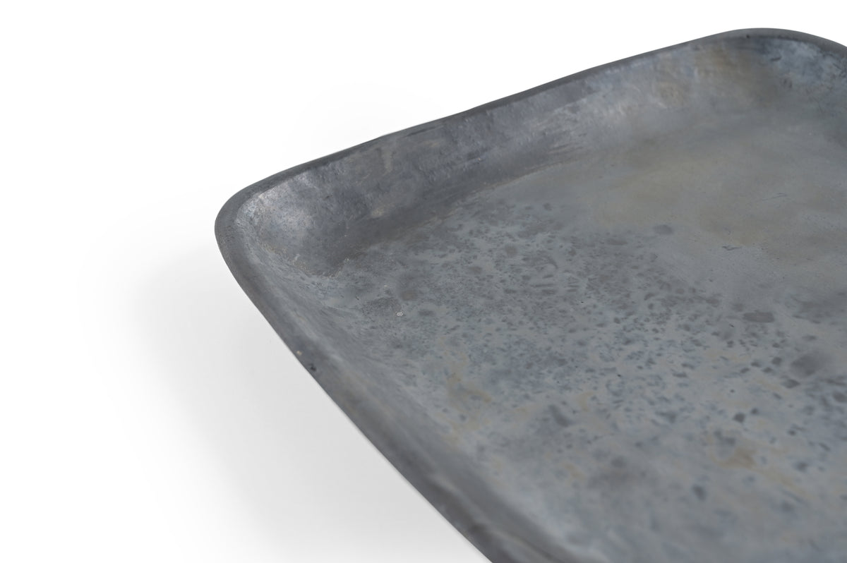 Longpi Pottery Dinner Plate - Square