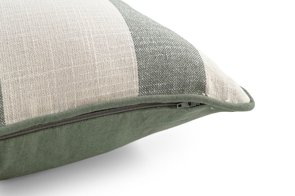 Block Stonewash Stripe Cushion