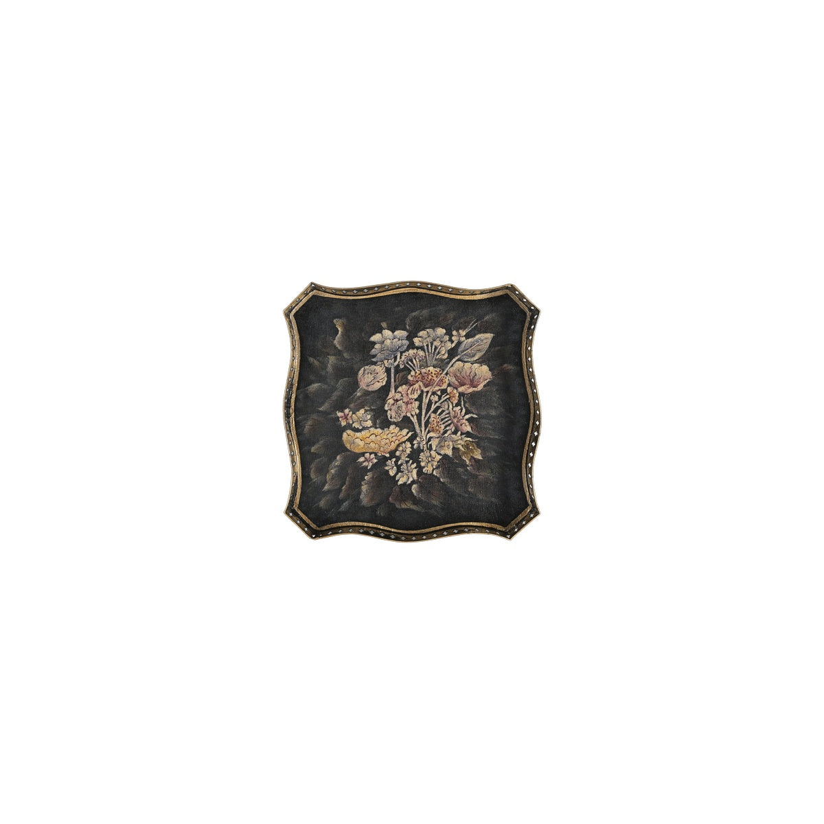 Velvet Bloom Square Tray by Nila Parmar Designs