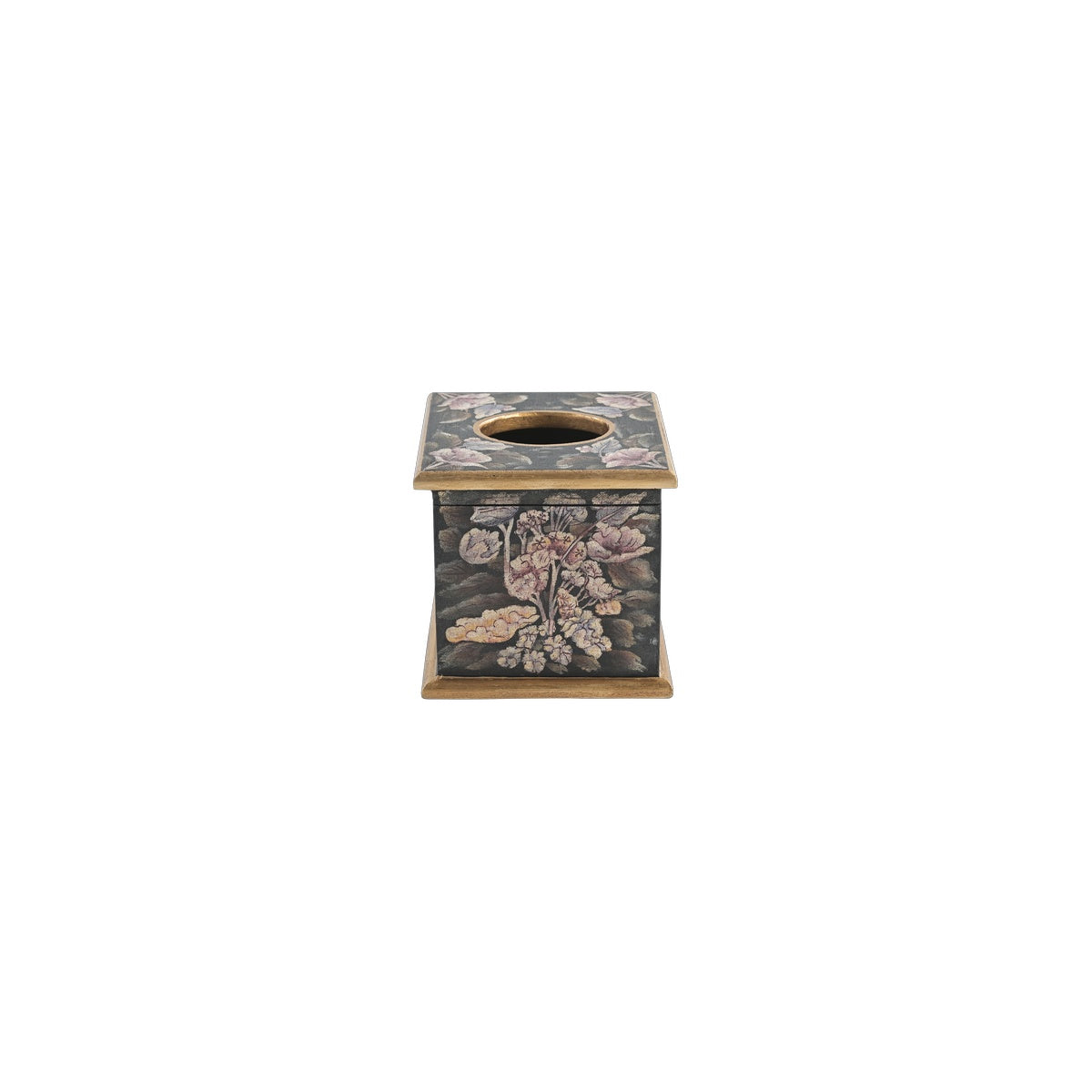 Velvet Bloom Tissue Box by Nila Parmar Designs