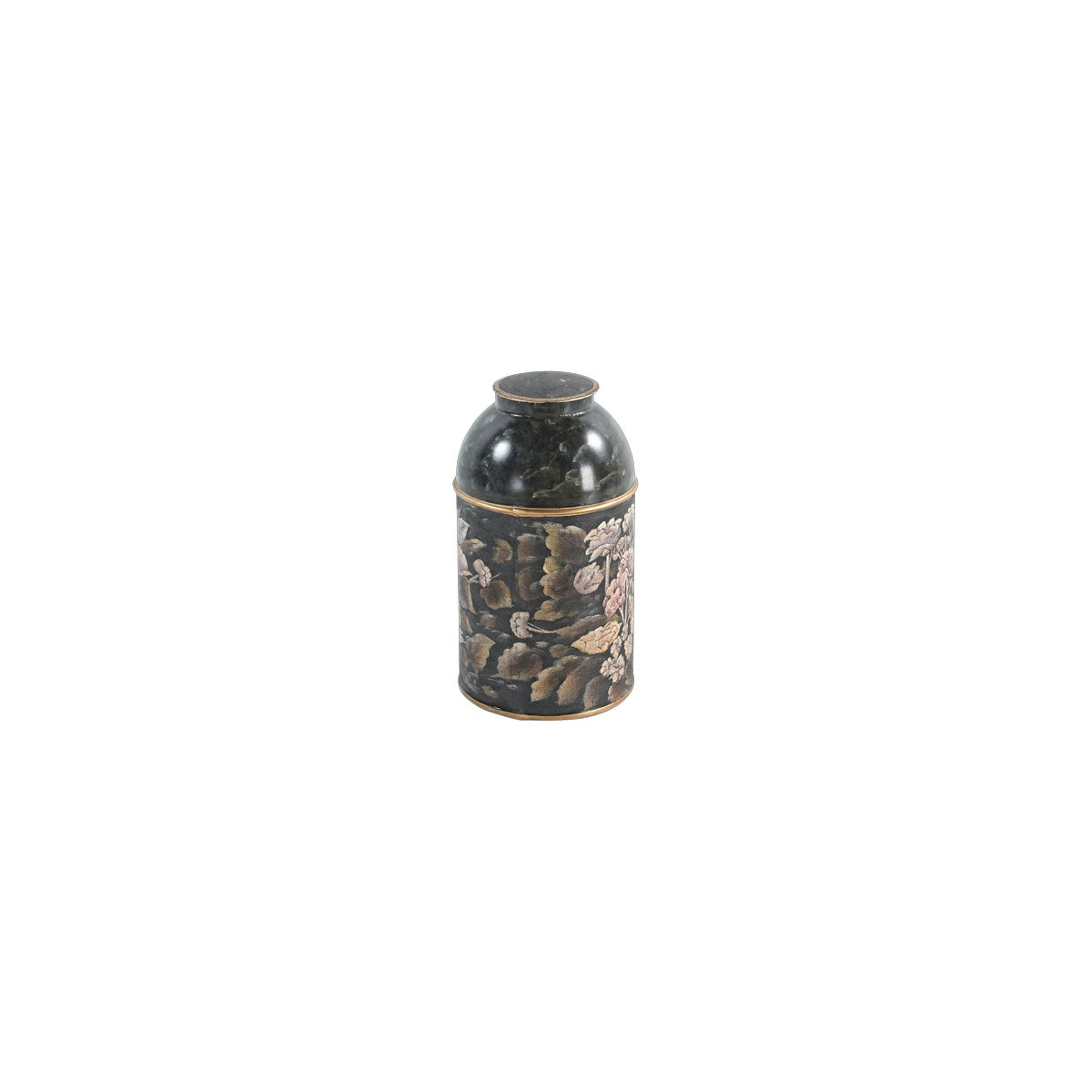 Velvet Bloom Lidded Bin by Nila Parmar Designs