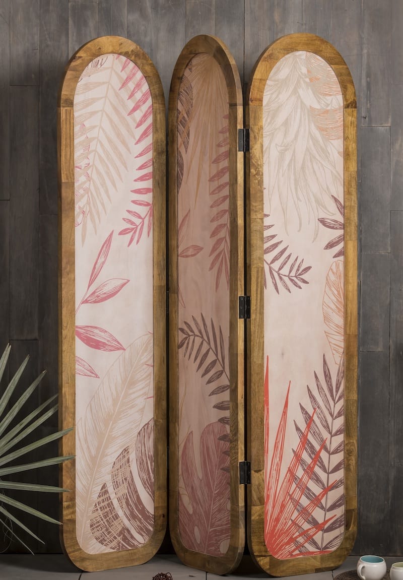tropical blush room divider product image