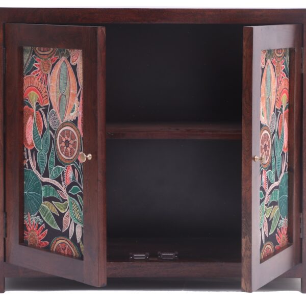 Tropical Small Storage Cabinet with open door